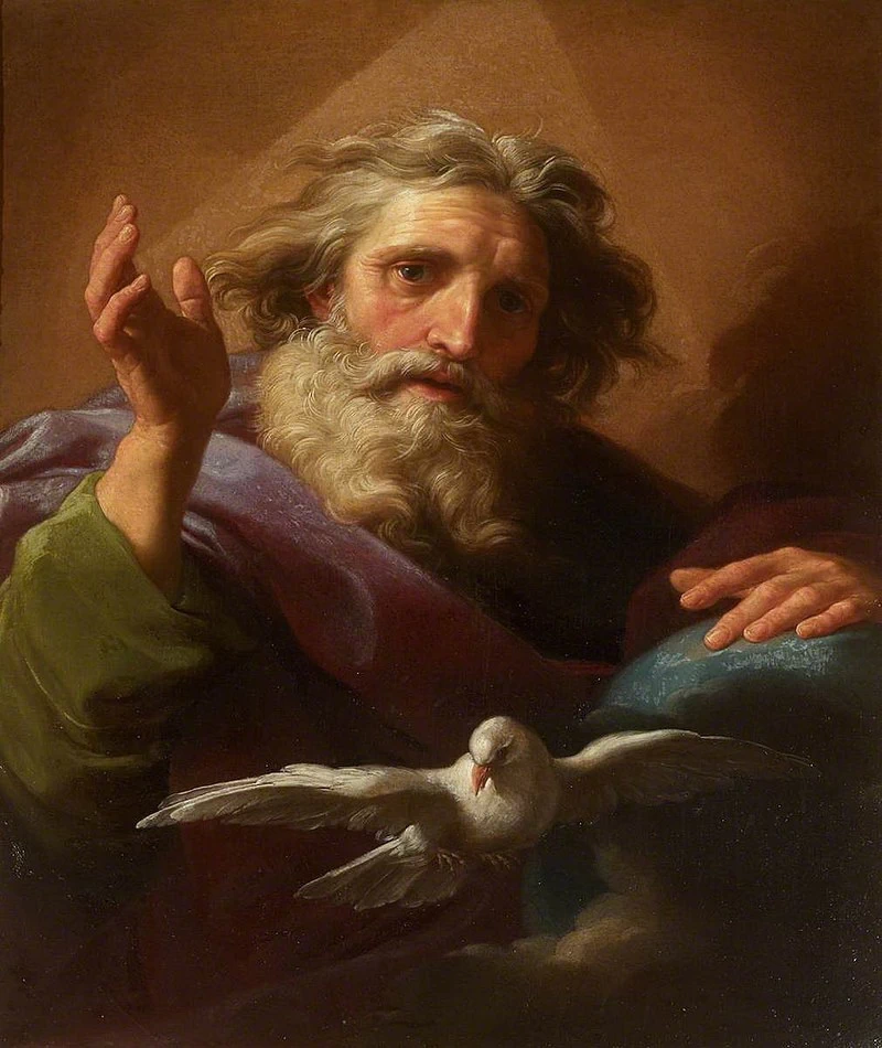 Dio Padre e lo spirito santo - Batoni Pompeo
